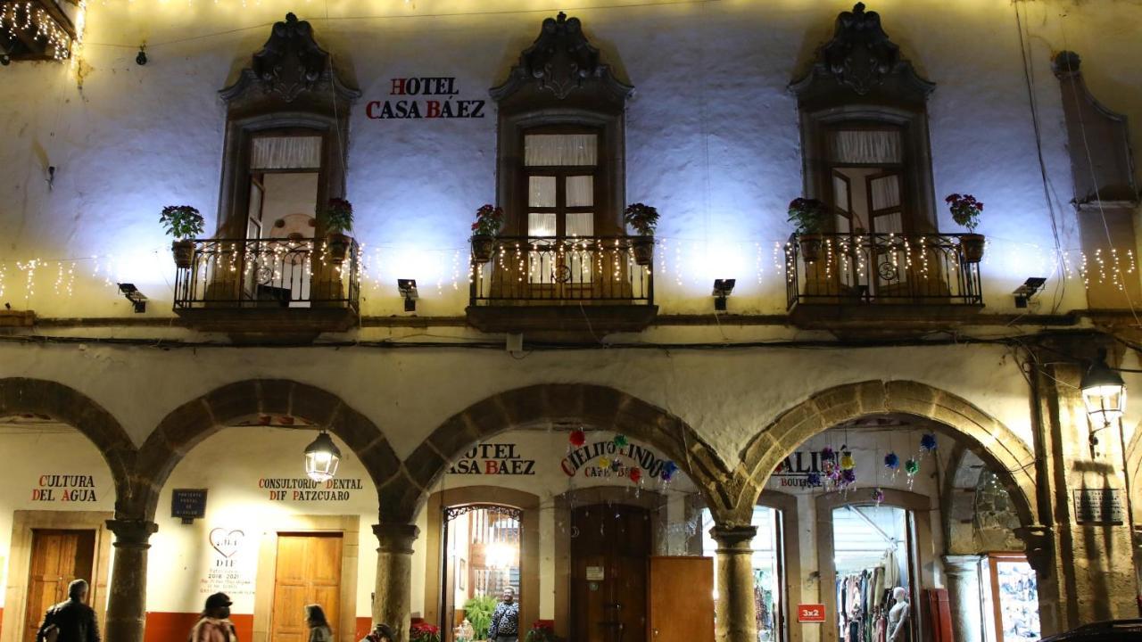 Hotel Casa Baez Пацкуаро Экстерьер фото